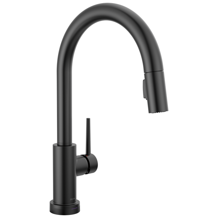 Delta Trinsic 9159T Single Handle Pull-Down Kitchen Faucet with TouchTouch 2O Technology, matte black