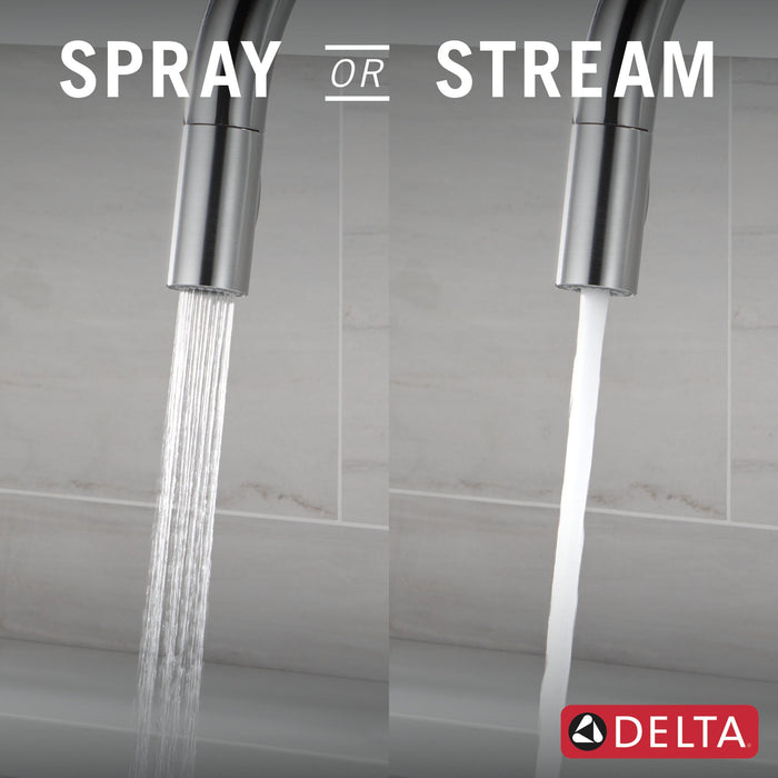 Delta Trinsic 9159TL TouchTouch 2O Technology Kitchen Faucet with Touchless Technology, arctic stainless - view 5