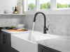 Delta Trinsic 9159TL TouchTouch 2O Technology Kitchen Faucet with Touchless Technology, matte black - view 5