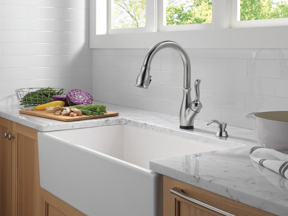 Delta Leland 9178TL TouchTouch 2O Technology Kitchen Faucet with Touchless Technology, arctic stainless - view 5