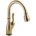 Delta Leland 9178TL TouchTouch 2O Technology Kitchen Faucet with Touchless Technology, champagne bronze