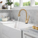 Delta Leland 9178TL TouchTouch 2O Technology Kitchen Faucet with Touchless Technology, champagne bronze - view 4