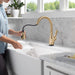 Delta Leland 9178TL TouchTouch 2O Technology Kitchen Faucet with Touchless Technology, champagne bronze - view 5
