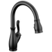 Delta Leland 9178TL TouchTouch 2O Technology Kitchen Faucet with Touchless Technology, matte black