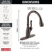 Delta Leland 9178TL TouchTouch 2O Technology Kitchen Faucet with Touchless Technology, venetian bronze - view 2