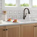 Delta Leland 9178TL TouchTouch 2O Technology Kitchen Faucet with Touchless Technology, venetian bronze - view 5