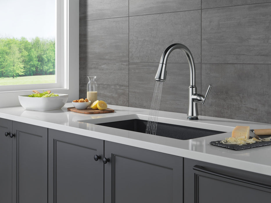 Delta Coranto 9179TL TouchTouch 2O Technology Kitchen Faucet with Touchless Technology, arctic stainless - view 2