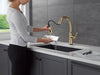 Delta Coranto 9179TL TouchTouch 2O Technology Kitchen Faucet with Touchless Technology, champagne bronze - view 4