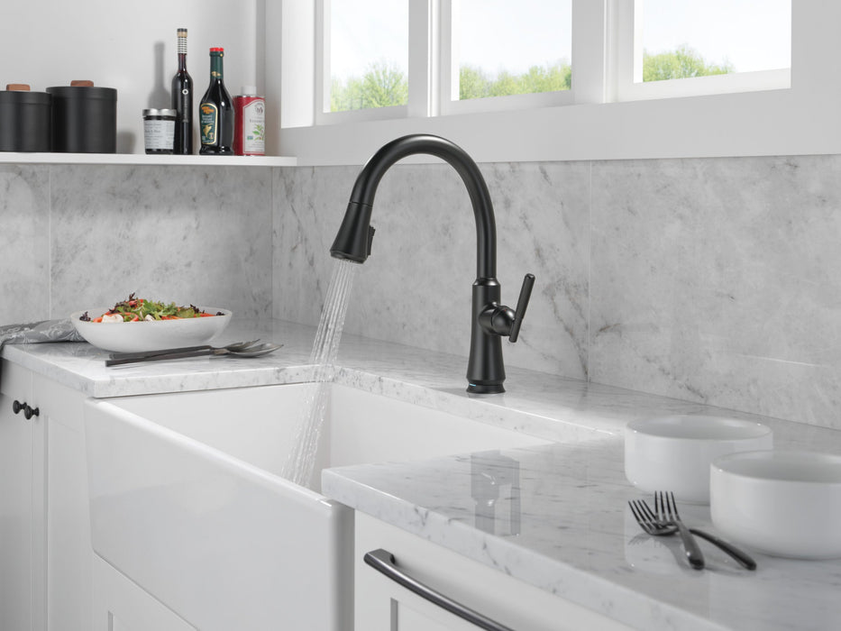 Delta Coranto 9179TL TouchTouch 2O Technology Kitchen Faucet with Touchless Technology, matte black - view 2