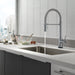Delta Trinsic 9659T Single-Handle Pull-Down Spring Kitchen Faucet with TouchTouch 2O Technology, arctic stainless - view 3