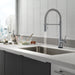 Delta Trinsic 9659T Single-Handle Pull-Down Spring Kitchen Faucet with TouchTouch 2O Technology, arctic stainless - view 4