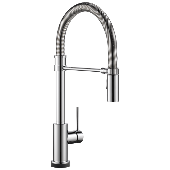 Delta Trinsic 9659T Single-Handle Pull-Down Spring Kitchen Faucet with TouchTouch 2O Technology, chrome