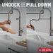 Delta Trinsic 9659TL TouchTouch 2O Technology Kitchen Faucet with Touchless Technology, black stainless - view 5