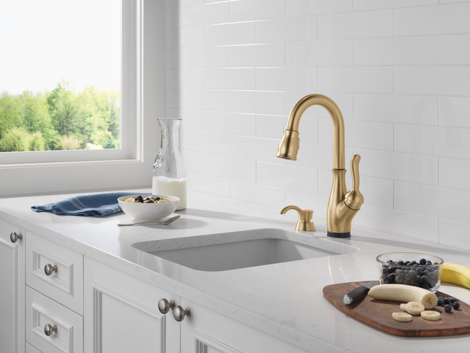 Delta Leland 9678TL Touch2O Bar / Prep Faucet with Touchless Technology, champagne bronze - view 5