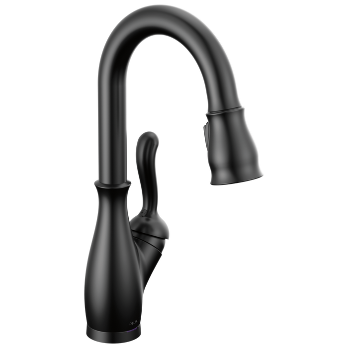Delta Leland 9678TL Touch2O Bar / Prep Faucet with Touchless Technology, matte black