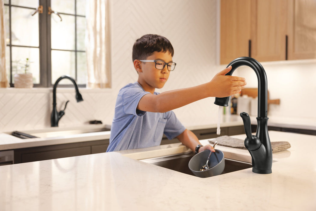 Delta Leland 9678TL Touch2O Bar / Prep Faucet with Touchless Technology, matte black - view 4