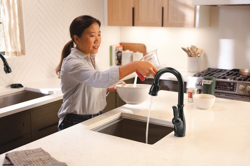 Delta Leland 9678TL Touch2O Bar / Prep Faucet with Touchless Technology, matte black - view 5