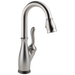 Delta Leland 9678TL Touch2O Bar / Prep Faucet with Touchless Technology, spotshield stainless