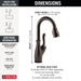 Delta Leland 9678TL Touch2O Bar / Prep Faucet with Touchless Technology, venetian bronze - view 2