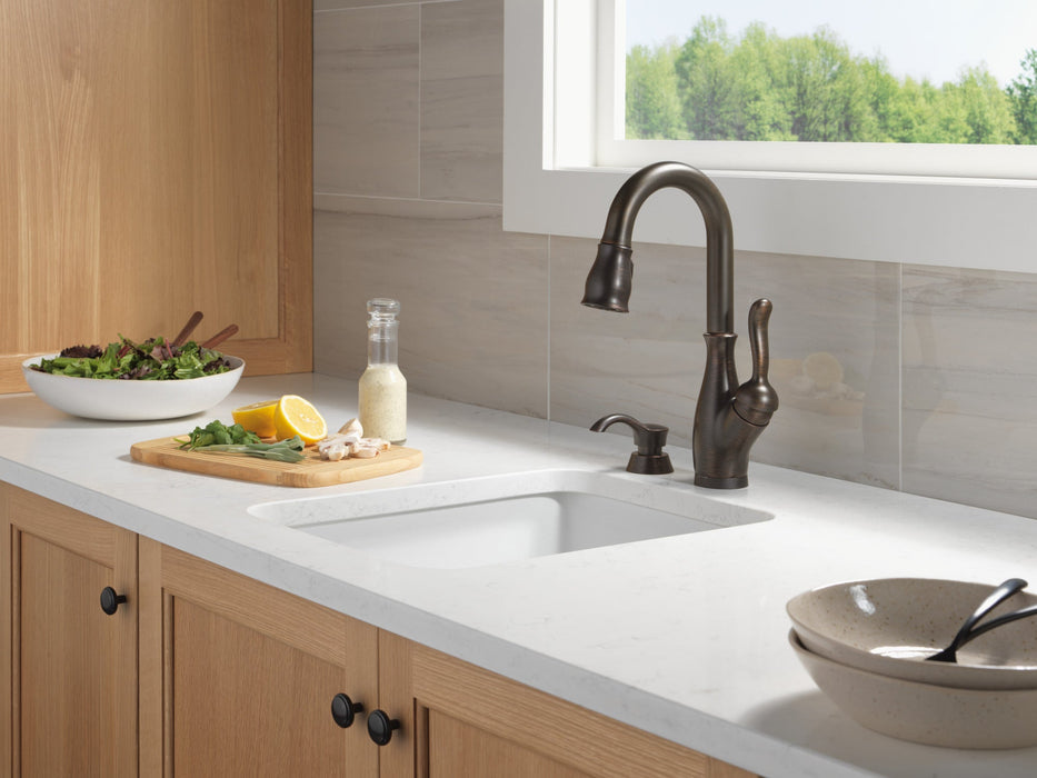 Delta Leland 9678TL Touch2O Bar / Prep Faucet with Touchless Technology, venetian bronze - view 5