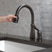 Delta Leland 978 Single Handle Pull-Down Kitchen Faucet, venetian bronze - view 5