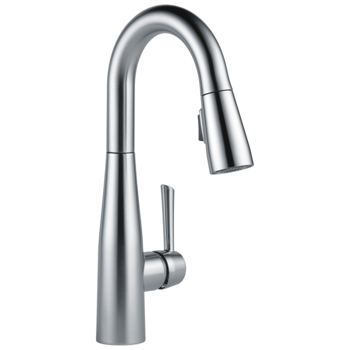 Delta Essa 9913 Single Handle Pull-Down Bar / Prep Faucet, arctic stainless