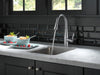 Delta Essa 9913 Single Handle Pull-Down Bar / Prep Faucet, arctic stainless - view 2