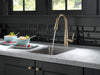 Delta Essa 9913 Single Handle Pull-Down Bar / Prep Faucet, champagne bronze - view 3