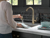 Delta Essa 9913 Single Handle Pull-Down Bar / Prep Faucet, champagne bronze - view 5