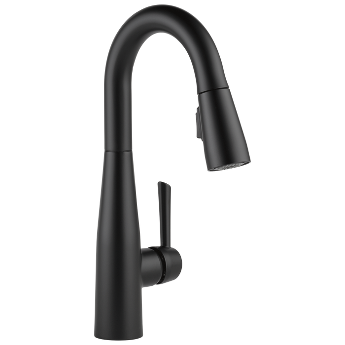 Delta Essa 9913 Single Handle Pull-Down Bar / Prep Faucet, matte black