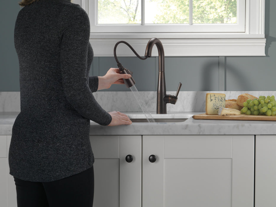 Delta Essa 9913 Single Handle Pull-Down Bar / Prep Faucet, venetian bronze - view 4