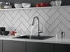 Delta Essa 9913T Single Handle Pull-Down Bar / Prep Faucet with TouchTouch 2O Technology, arctic stainless - view 3