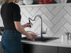 Delta Essa 9913T Single Handle Pull-Down Bar / Prep Faucet with TouchTouch 2O Technology, arctic stainless - view 4