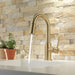 Delta Trinsic 9959 Single Handle Pull-Down Bar / Prep Faucet, champagne bronze - view 4