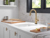 Delta Trinsic 9959T Single Handle Pull-Down Bar / Prep Faucet with TouchTouch 2O Technology, champagne bronze - view 3