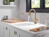 Delta Trinsic 9959T Single Handle Pull-Down Bar / Prep Faucet with TouchTouch 2O Technology, champagne bronze - view 4