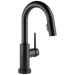 Delta Trinsic 9959T Single Handle Pull-Down Bar / Prep Faucet with TouchTouch 2O Technology, matte black
