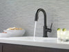 Delta Trinsic 9959T Single Handle Pull-Down Bar / Prep Faucet with TouchTouch 2O Technology, matte black - view 3