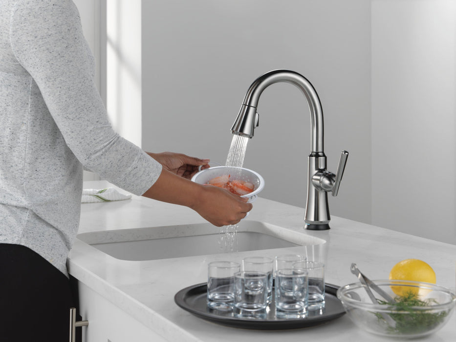Delta Coranto 9979TL Touch2O Bar / Prep Faucet with Touchless Technology, arctic stainless - view 4