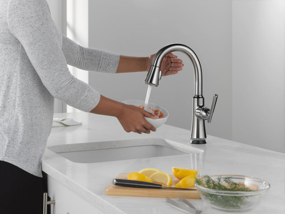 Delta Coranto 9979TL Touch2O Bar / Prep Faucet with Touchless Technology, arctic stainless - view 5