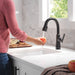 Delta Coranto 9979TL Touch2O Bar / Prep Faucet with Touchless Technology, matte black - view 4