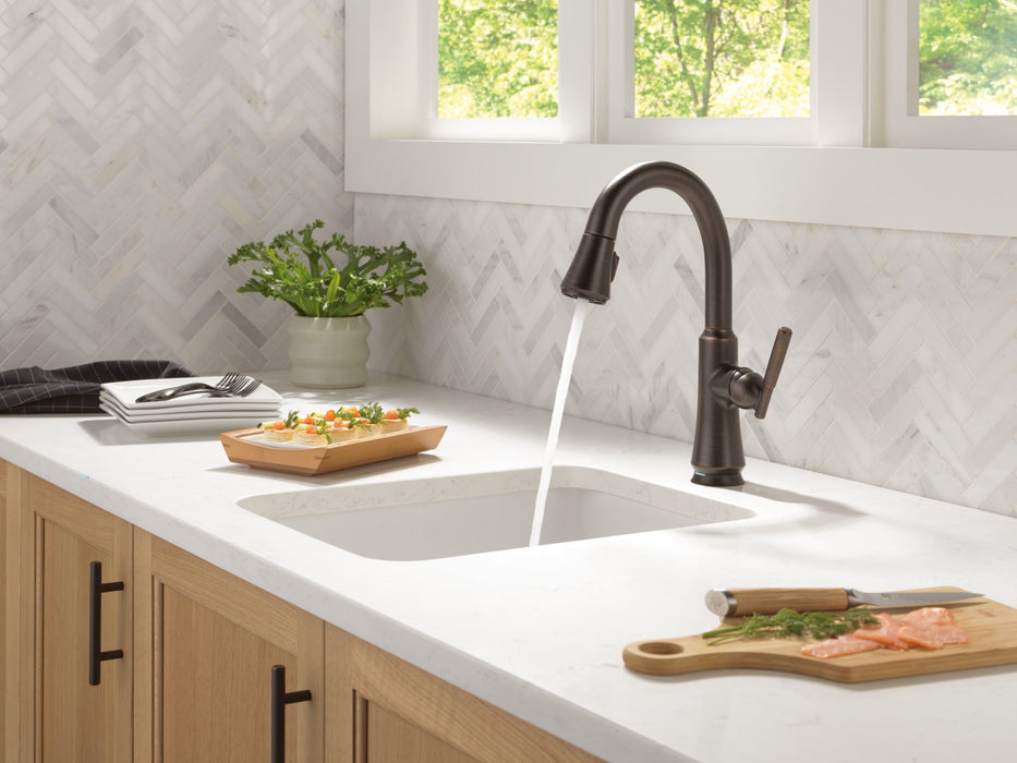 Delta Coranto 9979TL Touch2O Bar / Prep Faucet with Touchless Technology, venetian bronze - view 3
