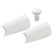Delta Innovations A22WH Metal Lever Handle Accent Set, white