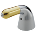 Delta Innovations A64 Metal Lever Handle Accent Set, polished brass - view 2