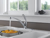 Delta Foundations B1310LF Single Handle Kitchen Faucet, chrome - view 3