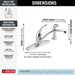 Delta Foundations B4410LF Single Handle Kitchen Faucet with Spray, chrome - view 4