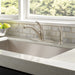 Delta Foundations B4410LF Single Handle Kitchen Faucet with Spray, stainless - view 2