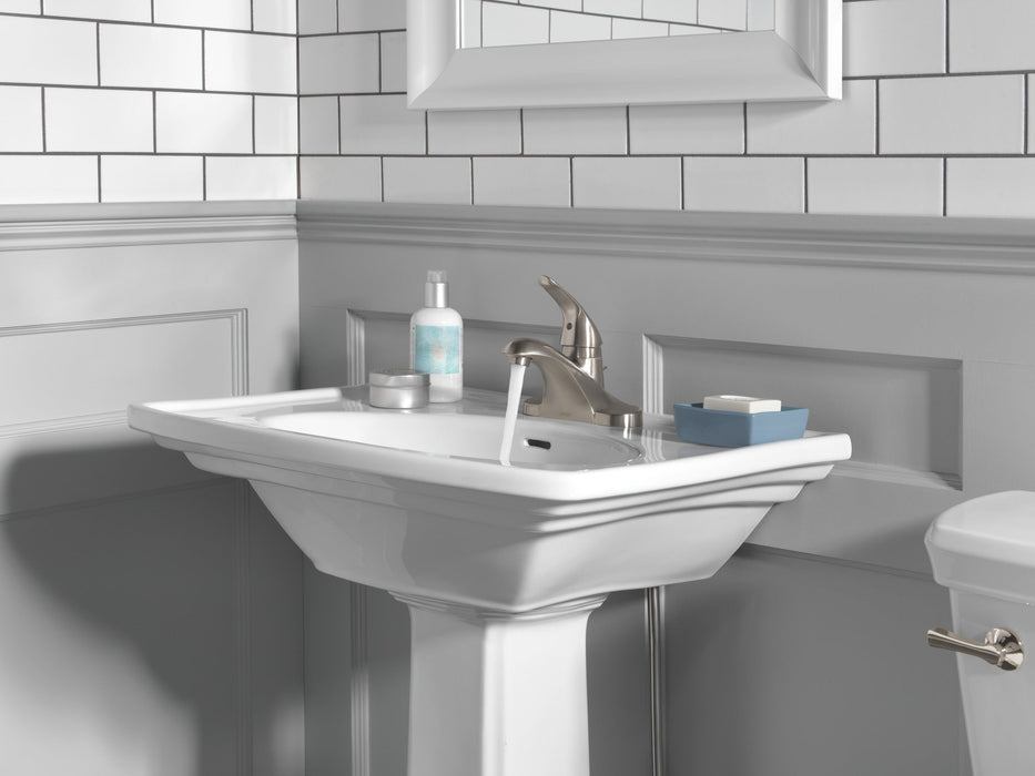Delta Foundations B510LF Single Handle Centerset Bathroom Faucet, stainless - view 3