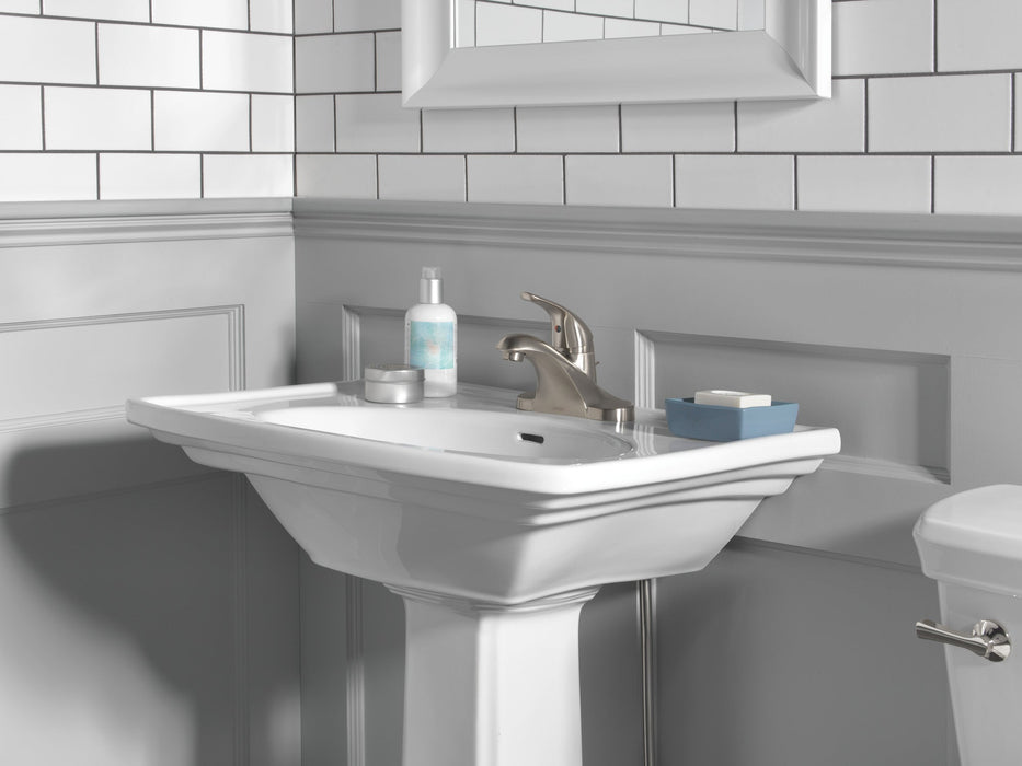 Delta Foundations B510LF Single Handle Centerset Bathroom Faucet, stainless - view 5