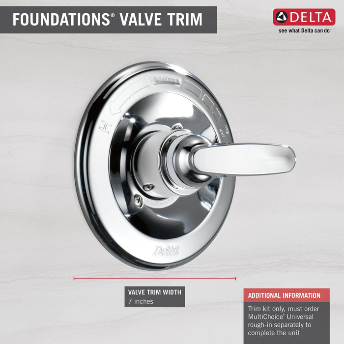 Delta Foundations BT13010 Monitor 13 Series Valve Only Trim, chrome - view 4